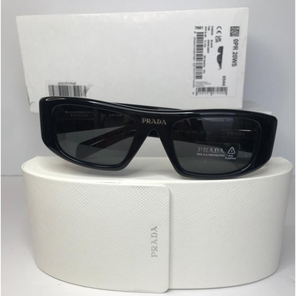 Authentic PRADA PR 20WS Black/dark Grey (1AB-5S0 - Picture 3 of 13